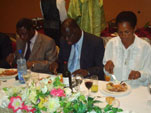 SORLAF 2010 - Vendredi 2 avril 2010 - Cité de la démocratie - Diner de gala - Pr Kampadilemba Ouoba et Pr Bertin Kouassi