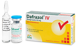 Consultez le Résumé des caractéristiques Produit (RCP) de Dafrazol IV